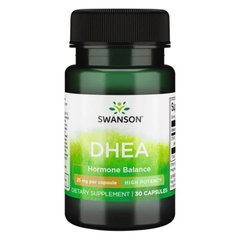 Дегидроэпиандростерон Swanson DHEA 25 mg 30 капсул