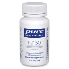 Вітамін B6 Піридоксаль-5-фосфат Pure Encapsulations P5P 50 60 капсул