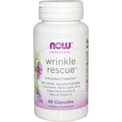 Витамины от морщин Now Foods Wrinkle Rescue 60 капсул