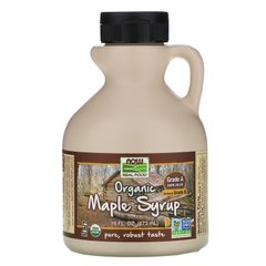 Кленовий сироп Now Foods Maple Syrup Organic 473 мл Без смаку