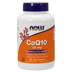 Коэнзим Q10 Now Foods CoQ10 30 mg (240 капс) нау фудс