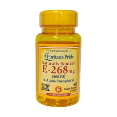 Вітамін Е Puritan's Pride Naturally Sourced E-268 мг (400 IU)