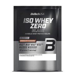 Сироватковий протеїн ізолят BioTech Iso Whey Zero Black (30 г) Vanilla