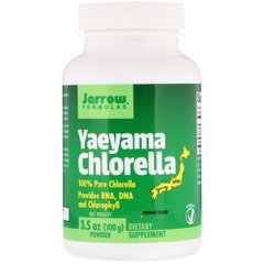 Хлорела порошок, Yaeyama Chlorella, Jarrow Formulas, 100 гр.