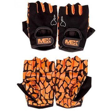 Перчатки для фитнеса MEX Nutrition FLEXI gloves (размер XS) Orange