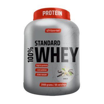 Сывороточный Протеин Sporter 100% Whey Standard 2000 г Vanilla