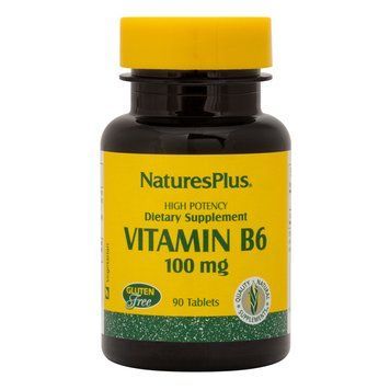 Вітамін В-6 Повільного Вивільнення, Nature's Plus, 500 мг, 60 таблеток