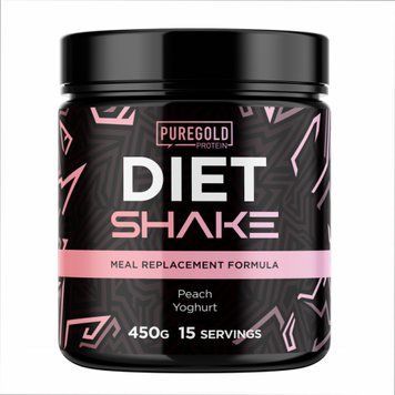 Комплексний протеїн Pure Gold Diet Shake 450 г Peach Yogurt