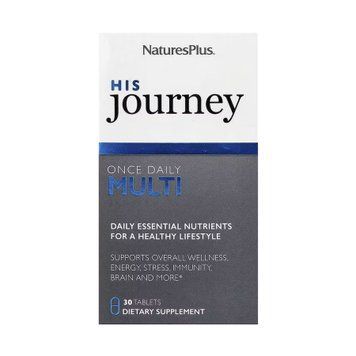 Мультивитамины Для Мужчин Nature's Plus His Journey Once Daily Multi 30 Таблеток