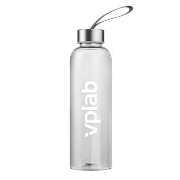 Пляшка для води VP Laboratory VP Laboratory Plastic Bottle 580 мл White Logo