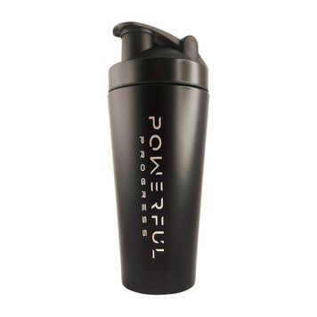 Металлический Шейкер Powerful Progress Metal Shaker With Metal Ball 739 мл Black