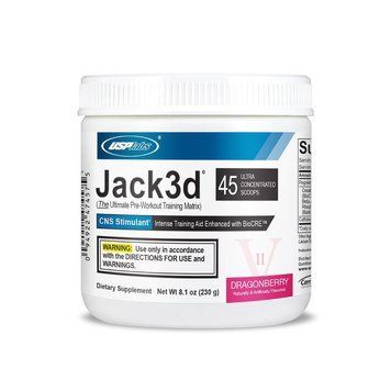 Передтренувальний комплекс USP Labs Jack 3D (230 г) dragonberry