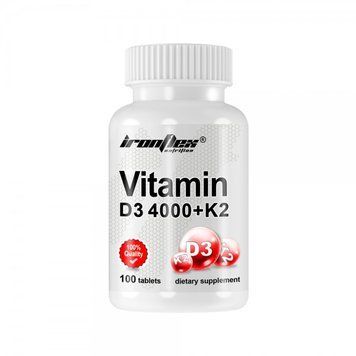 Вітамін Д3 IronFlex Vitamin D3 4000+K2 100 таблеток