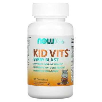 Дитячі вітаміни Now Foods Kids Vits (120 шт.)