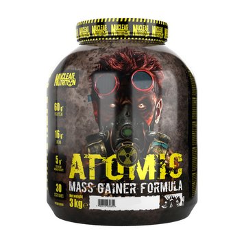 Гейнер для набору маси Nuclear Nutrition Atomic Mass Gainer Formula 7000 г strawberry banana