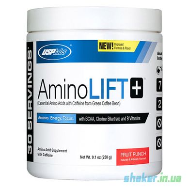 Комплекс амінокислот USP Labs Amino LIFT + 258 г аміно ліф fruit punch