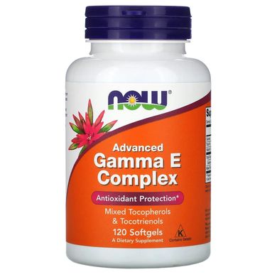 Витамин Е комплекс Now Foods (Gamma E) 120 капсул