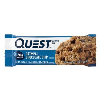Протеїновий батончик Quest Nutrition Protein Bar 60 г oatmeal chocolate chip
