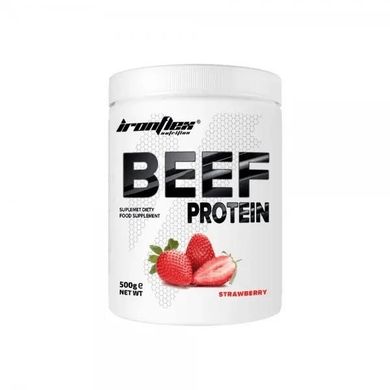 Говяжий протеин IronFlex BEEF Protein 500 г strawberry