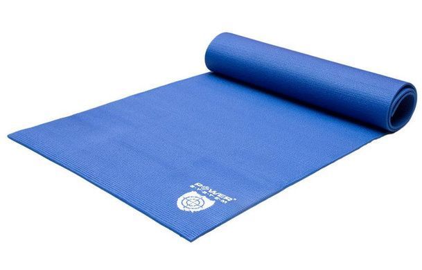 Килимок для йоги та фітнесу Power System PS-4014 Fitness-Yoga Mat Blue