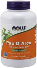 По Д'арко Кора муравьиного дерева Now Foods Pau D'Arco 500 мг (250 капс)