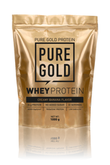 Сироватковий протеїн концентрат Pure Gold Protein Whey Protein 1000 грамів Банановий крем