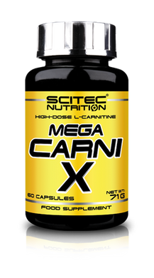 Л-карнітин Scitec Nutrition Mega Carni X 60 капс