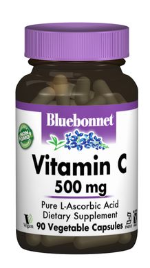 Витамин С 500мг, Bluebonnet Nutrition, 90 гелевых капсул