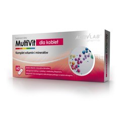 Витамины для женщин Activlab MultiVit for Women 60 капсул