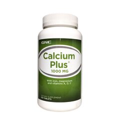 Кальций GNC Calcium Plus 1000 mg 250 таблеток