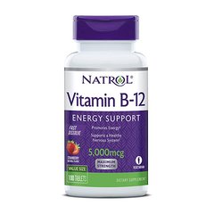 Вітамін Б 12 Natrol Vitamin B-12 5000 mcg 100 таблеток