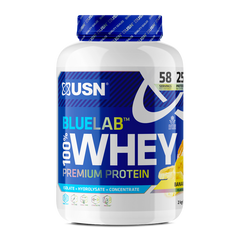 Сироватковий протеїн USN Blue Lab 100% Whey Premium Protein 2000 г banana