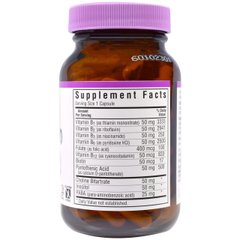 Б-Комплекс 50, Bluebonnet Nutrition, 100 гелевих капсул