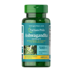 Ашваганда Puritan's Pride Ashwagandha Standardized Extract 500 mg 50 капсул
