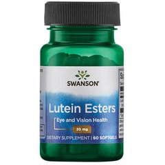 Лютеїн Swanson Lutein Esters 20 mg 60 капсул