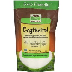 Эритритол Now Foods Erythritol 454 грамм