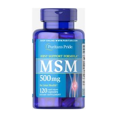 Метилсульфонілметан МСМ Puritan's Pride MSM 500 mg 120 капс