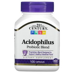 Пробиотики 21st Century Acidophilus Probiotic Blend 100 капсул