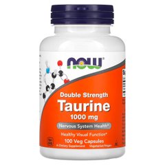 Таурин Now Foods Taurine 1000 mg 100 капс