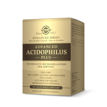 Пробіотики Solgar Advanced Acidophilus Plus 60 капс
