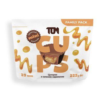 Цукерки ТОМ Salted Caramel Milk Chocolate 225 г