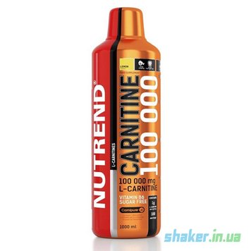 Л-карнітин Nutrend Carnitine 100 000 1 л lemon