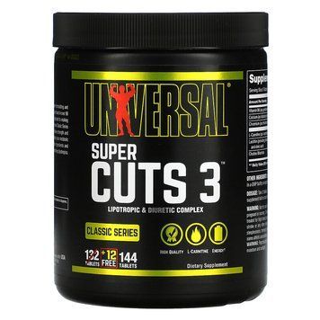 Жироспалювач Universal SUPER CUTS 3 144 табеток