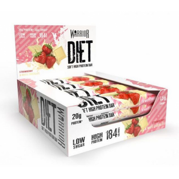 протеїнові батончики Warrior Diet Protein Bar 12x55 г White Chocolate