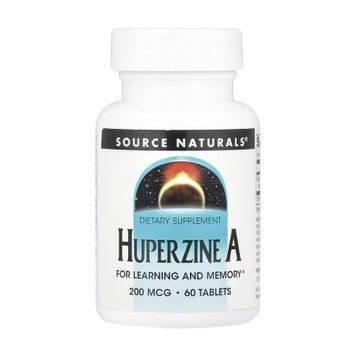 Гуперзин А Source Naturals Huperzine A 200 mcg 60 Таблеток