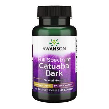 Кора катуаби Swanson Full Spectrum Catuaba Bark 465mg 60 капсул