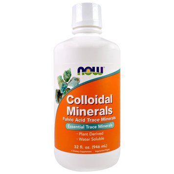 Колоїдні Мінерали, Colloidal Minerals, NOW, 946 мл