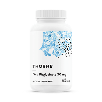 Бисглицинат цинка, Zinc Bisglycinate, Thorne Research, 30 мг, 60 капсул