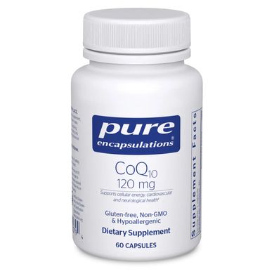 Коэнзим Q10 Pure Encapsulations (CoQ10) 120 мг 60 капсул