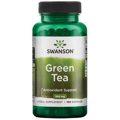 Экстракт зеленого чая Swanson Green Tea 500 mg 100 капс